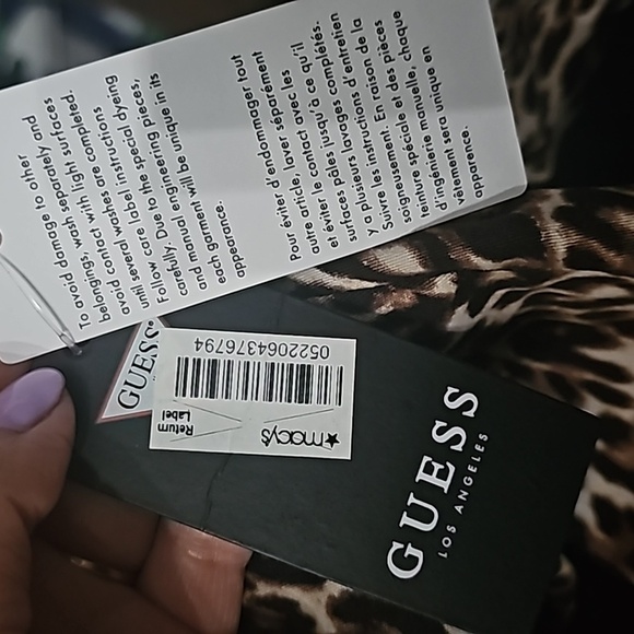 GUESS Women's Leopard-Print Bomber Jacket - Picture 4 of 12